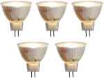 LUEDD 5 db GU5.3 LED izzó MR16 5W 420lm 2700K 12V szett (03041)