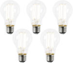 LUEDD 5 db E27 LED izzó szett A60 átlátszó 2, 2W 470lm 2700K (03088)