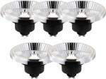 LUEDD 5 darabos Smart GU10 szabályozható LED izzó készlet AR111 10W 800 lm 2200 - 6500K (03117)