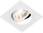 QAZQA Négyszögletes süllyesztett spotlámpa fehér állítható - Chuck 70 (102851)