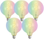LUUMR 5 db Okos E27 Dimmelhető LED Izzó G125 RGBW 4W 250lm 2700K (03303)