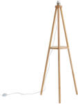 QAZQA Skandináv háromlábú fa állólámpa - Lou (110363)