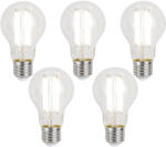 LUUMR 5 darabos intelligens E27 dimmelhető LED izzókészlet A60 átlátszó 7W 806 lm 2700-6500K Zigbee (03322)