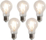 LUEDD 5 db E27 3 fokozatú dimmelhető LED izzó A60 5W 500lm 2700K szett (03066)