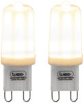 LUEDD 2 db G9 szabályozható LED izzó készlet 3W 280lm 2700K (02349)