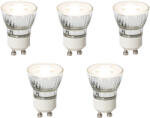 LUEDD 5 darabos GU10 szabályozható LED izzók 35 mm 3W 220LM 3000K (03085)