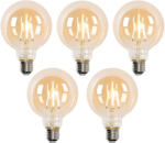 LUEDD 5 darabos E27 dimmelhető LED izzókészlet G95 4, 9W 320 lm 2500K (03103)