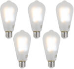 LUUMR 5 db Okos E27 Dimmelhető LED Izzó ST64 Matt 7W 806 lm 2700-6500K (03299)