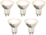 LUEDD 5 db GU10 dimmelhető LED izzó szett 8W 650lm 2700K (03079)