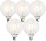 LUUMR 5 db Okos E27 Dimmelhető LED Izzó G125 Átlátszó 7W 806lm 2700-6500K (03296)