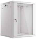 Lanberg WF01-6615-10S állvány 15U Falra szerelhető állvány Szürke (WF01-6615-10S)