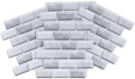 GRACE Csempematrica, 3D Öntapadós falpanel, Szürke tégla, 4db/csomag (TP02802CSOM)