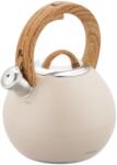 Klausberg Свирещ чайник Klausberg KB 7956, 3l, Термоизолирана дръжка, Многослойно дъно, Индукция, Бежов (KB 7956)