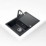 Teka CLIVO 45 B-TQ GRÁNIT Mosogató medence Metál fekete