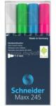 Schneider Üvegtábla marker 1-3mm, Maxx 245, 4 klf. szín (SCHNEIDER_36366) (SCHNEIDER_36366)