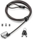 Kensington ClickSafe 2.0 biztonsági kábel, 3 az 1-ben, kulccsal (T-Bar-hoz, nano- és éknyíláshoz) (K68102EU)