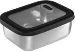 Gefu 12775 élelmiszertároló doboz Téglalap alakú Konténer 1, 3 L Fekete, Rozsdamentes acél 1 db (12775)