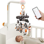 Tumama Kids Kontrasztos Altatódalos Zenélő Körforgó, Projektor, Bluetoot - Tumama Kids