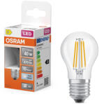 OSRAM E27 LED kisgömb, 3, 4W, 470 lm, 4000 K, hidegfehér, áttetsző üveg-40 W izzó helyett - Superstar Classic P filament (4099854468070)