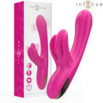 Intense - multifunkciós rózsaszín nyuszi vibrátor 23 cm