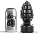 All Black - 14 cm-es prémium anális plug