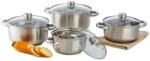 Domotti Promo fazék készlet rozsdamentes 8 részes (16, 18, 20, 22 cm) (68716)