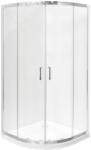 Besco Modern 190 cabină de duș 80x80 cm semicircular crom luciu/sticlă transparentă MP-80-190-C (MP80190C)