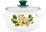 Emalia Olkusz Zománcozott Fazék - Birsalma - 22 cm/5 l