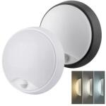 Solight WO780-2 - LED kültéri lámpatest mozgásérzékelővel, 20W/230V, IP65, Ø 22 cm WO780-2 (SL1758)