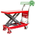 AVLift Emelőasztal 300 kg emelési magasság 290-880 mm Kézi szállító és hidraulikus emelő kocsi, ollósemelő