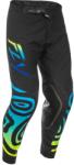 FLY Racing Evolution motokrossz nadrág fekete-kék-fluo sárga