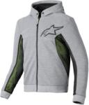 Alpinestars Chrome Air Sport kapucnis pulóver szürke-fekete-sötétkhaki