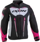 IXON Striker Air gyerek motorkerékpár kabát fekete-fehér-rózsaszín - motozem - 63 480 Ft