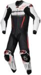 Alpinestars GP-R7 Tech-Air ready/kompatibilis egyrészes bőr motoros overál fehér-fekete-fluo piros