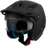 MT Helmets MT District SV Solid nyitott trial motoros bukósisak matt fekete