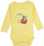 BREEZE Hosszú Ujjú Pamut Body sárga 74 J24G (j24)