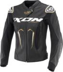 IXON Vortex 3 női motoros bőrkabát fekete-fehér-arany