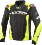 IXON Vortex 3 motoros bőrkabát fekete-fluo sárga