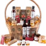 Green Touch Nagy Fonott Ajándékkosár Méz Szirup Zesta Ajándék Nagymama És Nagypapa