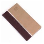 Realsystem Zsebnaptár 2026 fekvő 9x16, 5cm REAL Kensington barna (5711-76)