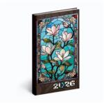 Realsystem Zsebnaptár 2026 REAL Picture álló elrendezésű, ólomüveg (5811-73)