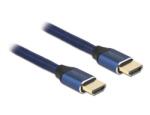 Delock certified HDMI 2.1 -> HDMI 2.1 M/M video kábel 1m kék (85446) (85446)