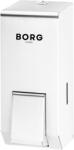BORG Hygiene Borg Premium acél folyékony szappan adagoló 900 ml Fehér (1610)