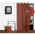 Soleil D'Ocre Függönyök SPIRIT Narancssárga 135x250 cm - spartoo - 5 655 Ft