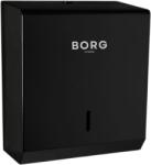 BORG Hygiene Acél papírtörlő adagoló Zz fekete Borg Premium (002116)