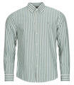 Tommy Hilfiger Rövid ujjú ingek FLANNEL STRIPE RF SHIRT Zöld EU L