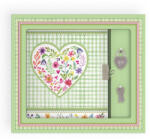  Argus Emlékkönyv 15, 5X18 cm 60 Lapos Lakattal Szív (BP305500033)