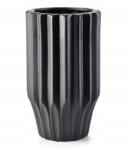 Mondex Yvonne Black kerámia váza, fekete matt, 26 cm magas (HTTS7408)