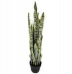 Jumi Sansewiera műnövény cserépben 85 cm magas, Élő zöld (KW-321281)