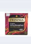 TWININGS Strong English breakfast tea 80db 250g egyenesen az Egyesült Királyságból (070177136994)